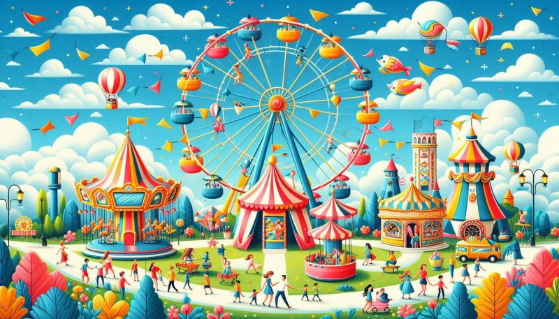 遊園地の夢の夢占い
