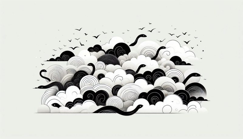 蛇が大量発生する夢は金運アップの吉夢?幸運の象徴としての意味