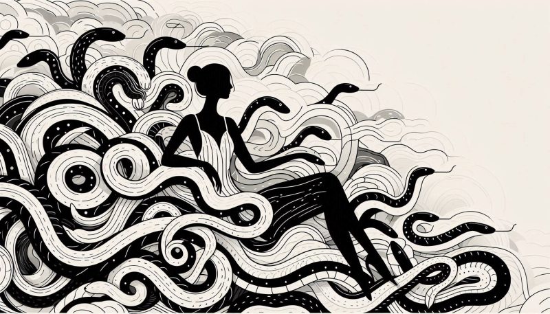 蛇が大量発生する夢が凶夢や警告になるケースとストレスの心理状態