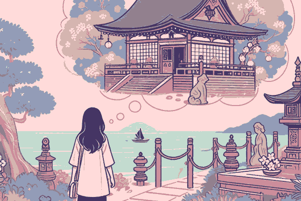 家族と神社に行く夢