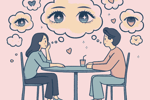 状況別!好きな人と目を見て話す夢が暗示する恋の行方