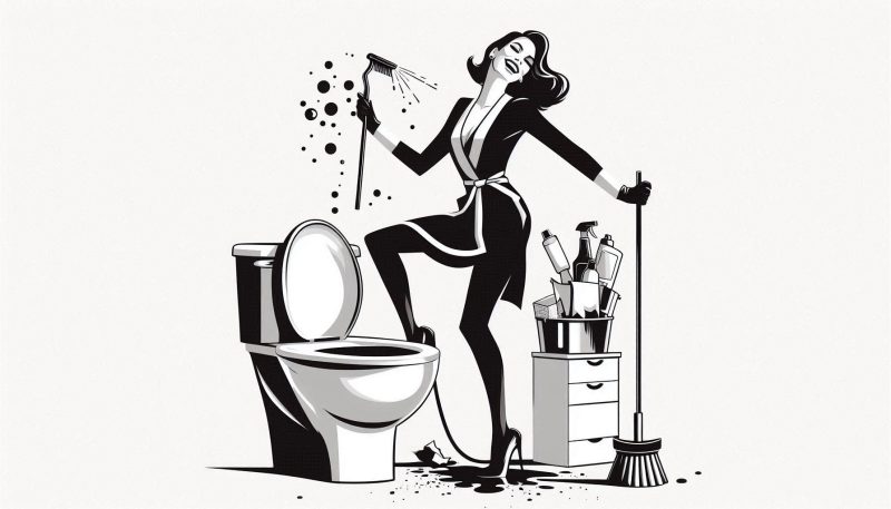 古いけれど重要！和式トイレを掃除する夢と地道な努力の結実