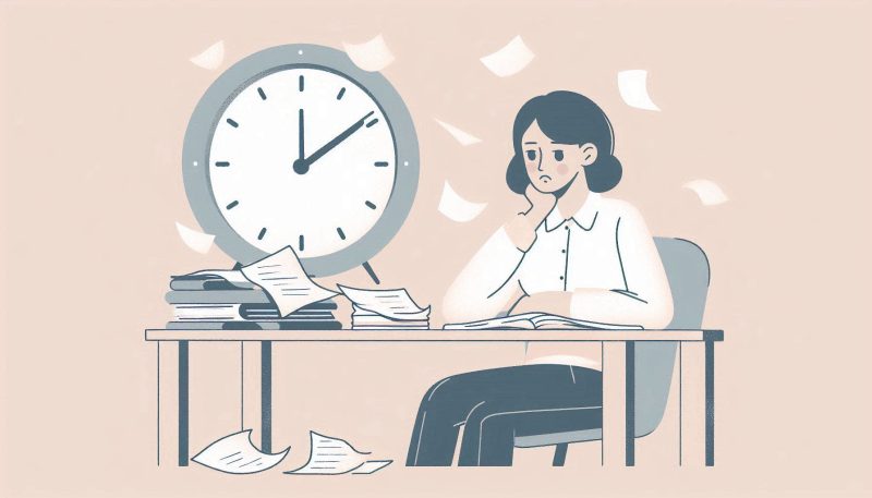 時間内に終わらない夢の夢占い