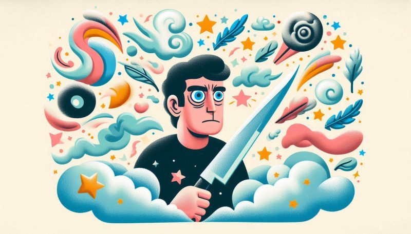 刃物で刺されそうな夢が状況好転のサインとなる場合