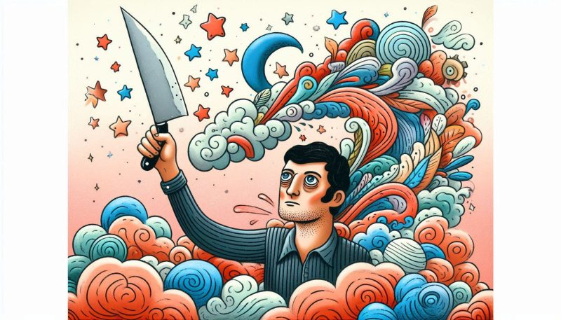 【状況別】刃物で刺されそうな夢の詳しい診断