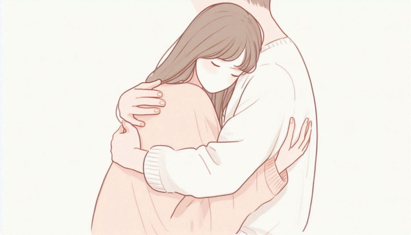 横から抱きしめられる夢が警告夢の場合も？寂しさや不満のサイン