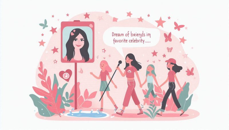 好きな芸能人と友達になる夢のシチュエーション別夢診断