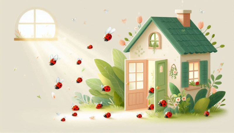 てんとう虫が家の中に入ってくる夢は夢占いで金運や恋愛運アップの大吉夢