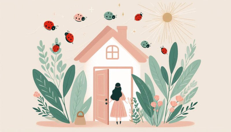 状況別診断｜てんとう虫が家の中に入ってくる夢の夢占い詳細解説