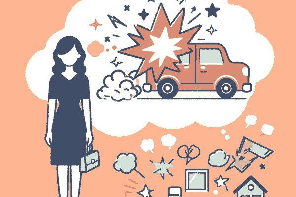 人の車が爆発する夢の基本的な意味