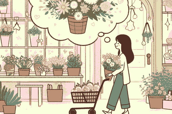 花屋で花を買う夢が伝える警告