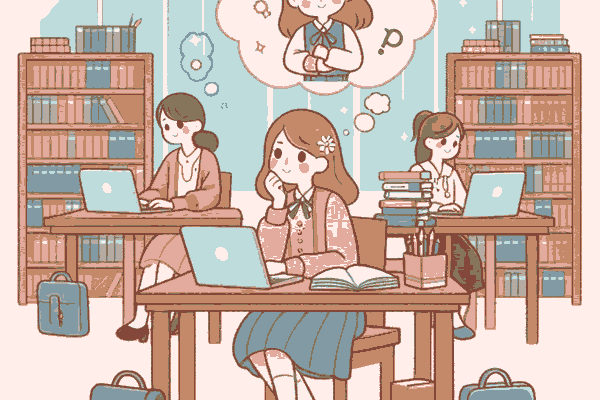 図書館で勉強する夢の基本的な意味