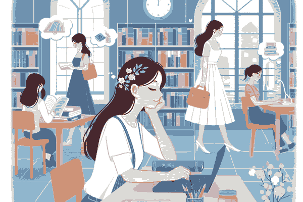 図書館で勉強する夢のシチュエーション別解釈
