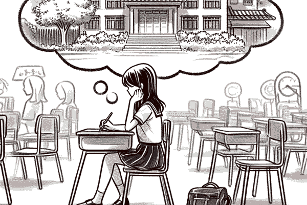 学校で1人になる夢の夢占い