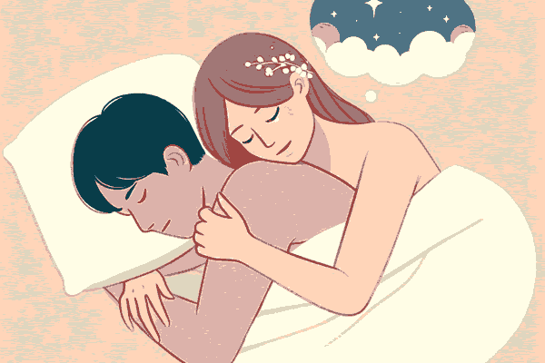 背中に抱きつく夢の夢占い