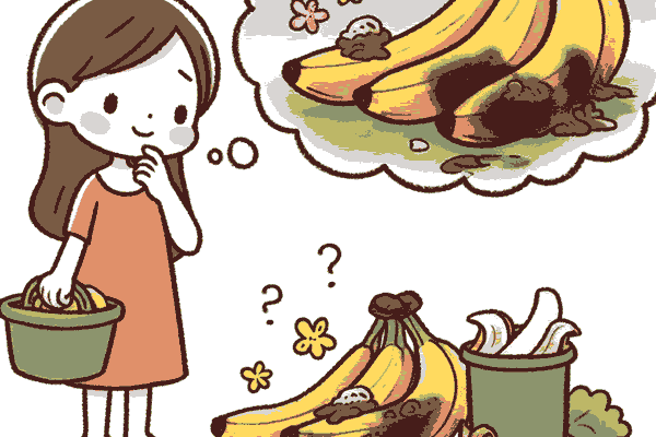 腐ったバナナを食べる夢の基本的な意味