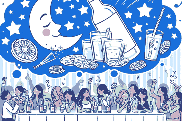 大勢で飲み会する夢への警告