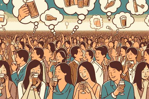 大勢で飲み会する夢のシチュエーション別