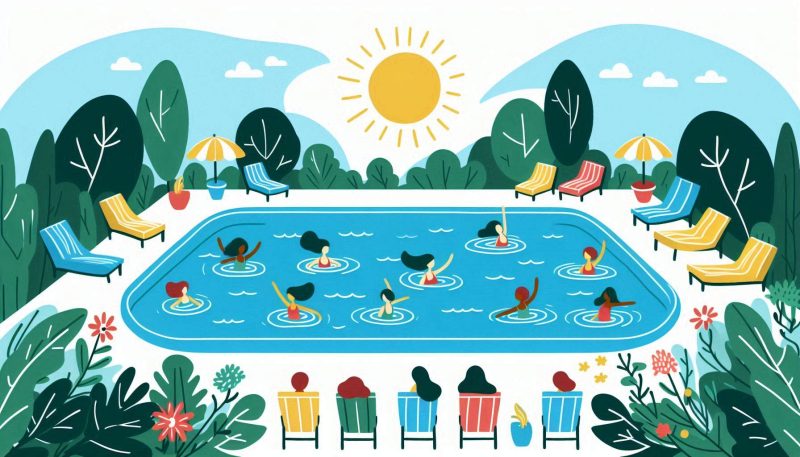 【警告夢】注意が必要?プールで泳ぐ人を見る夢が示す悪い暗示