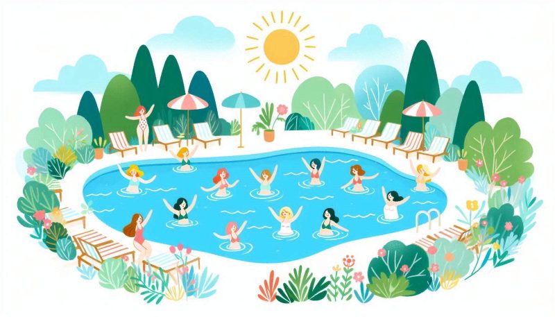 【状況別】もっと詳しく!プールで泳ぐ人を見る夢の意味を徹底解説