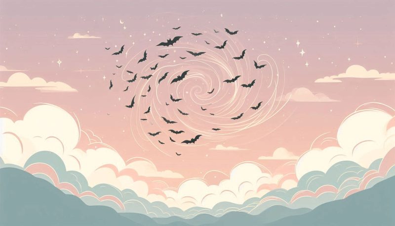 【逆夢】コウモリの大群は実は夢占いで金運アップや妊娠の予兆かも？