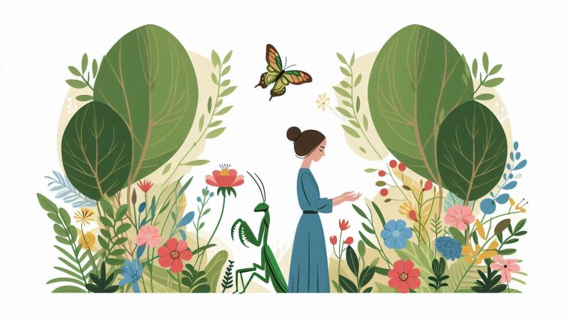 【警告夢】カマキリを追い払う夢に隠された注意点