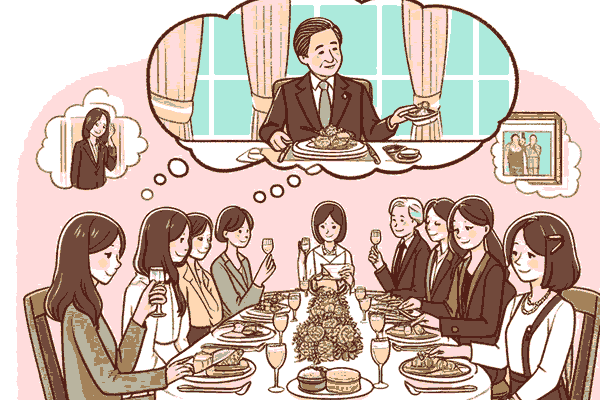 総理大臣と食事する夢は幸運のサイン