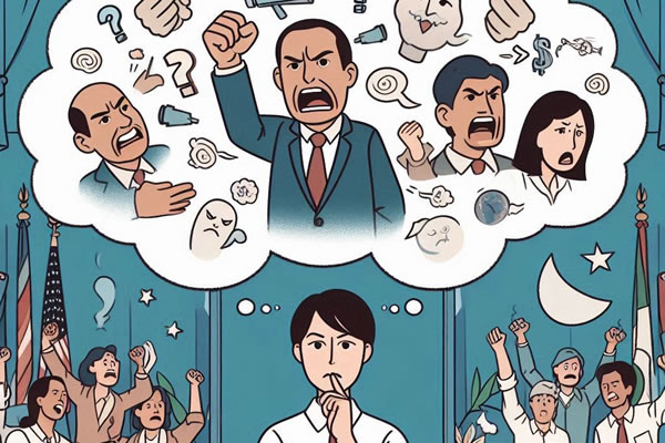 政治家に怒る夢が示すストレス
