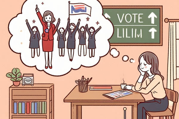 選挙に行く夢の夢占い