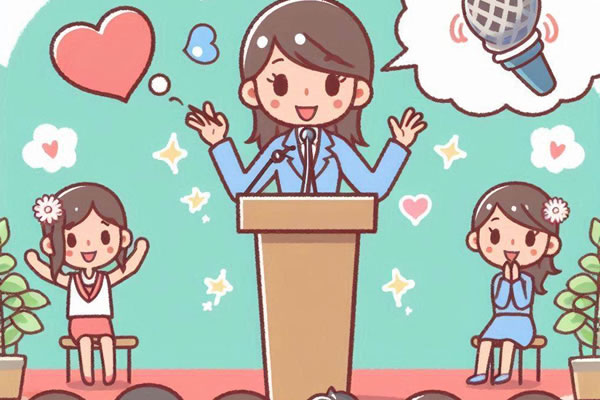 演説する夢の夢占い