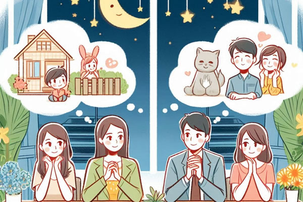 両家顔合わせする夢の夢占い