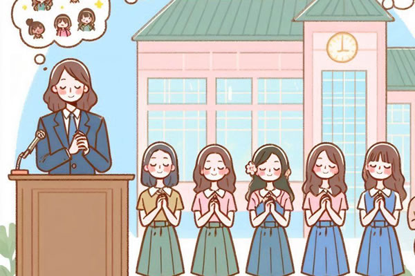 学校で発表する夢が成功や成長を暗示