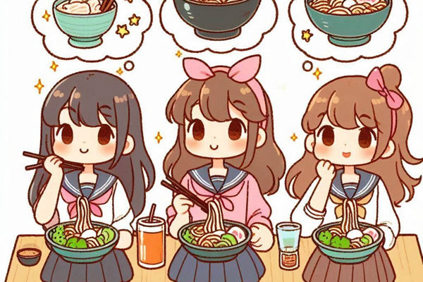 友達とラーメンを食べる夢が示す幸運のサイン