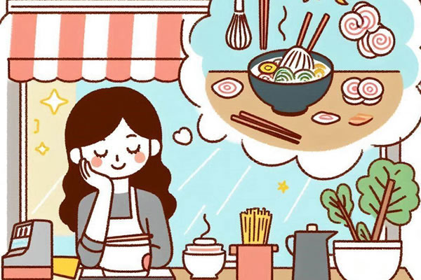 ラーメン屋で働く夢の夢占い