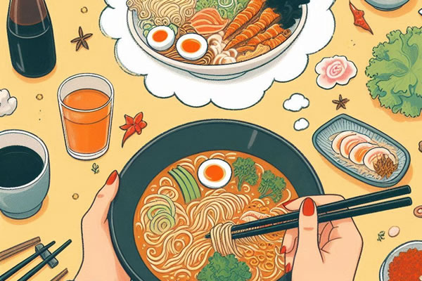 辛いラーメンを食べる夢の夢占い