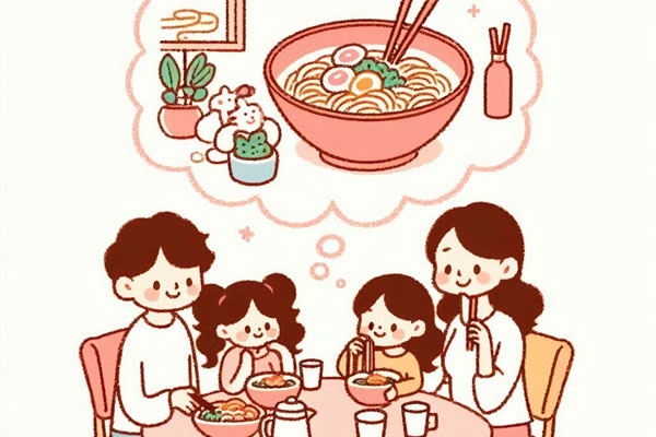 家族でラーメンを食べる夢の意味をさらに詳しく解説
