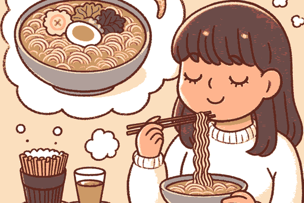 ラーメンをたくさん食べる夢が示す凶夢の意味