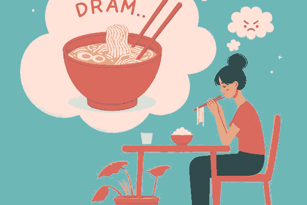 まずいラーメンを食べる夢が示す好転の兆し