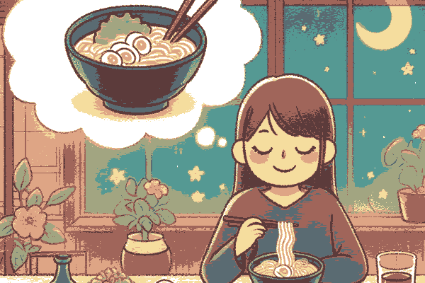 1人でラーメンを食べる夢の夢占い