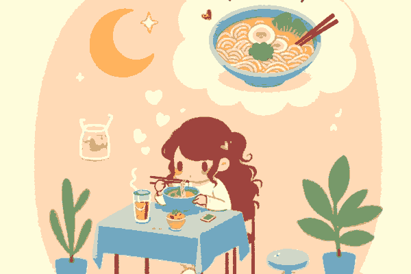 1人でラーメンを食べる夢の基本的な意味