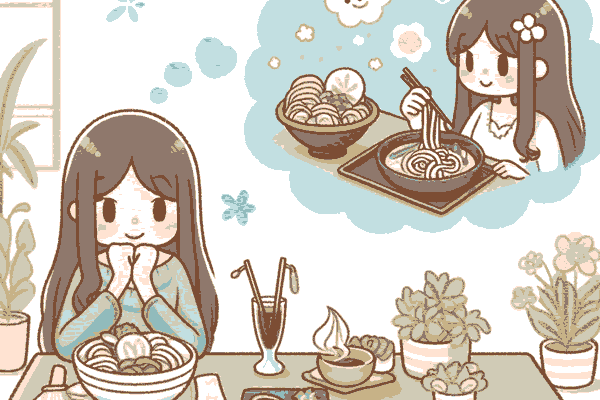 うどんを食べに行く夢は幸運のサイン?