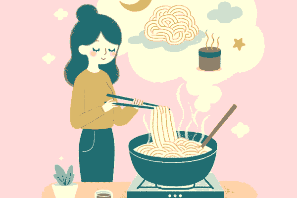 うどんを茹でる夢が示す基本的な意味とは?