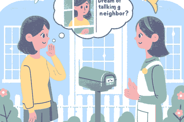 隣人と話す夢が伝える対人トラブルの暗示