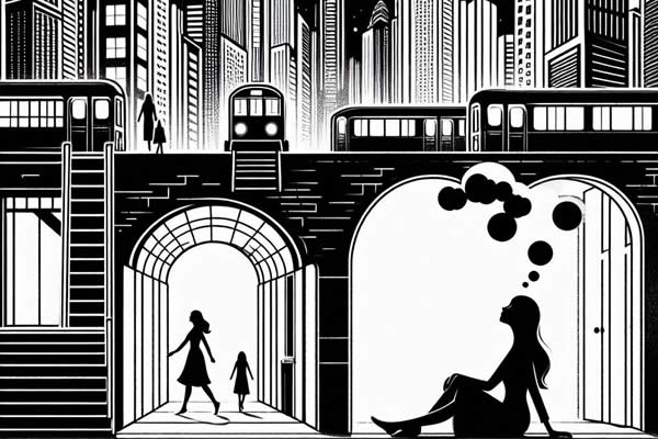 地下都市にいる夢が示すストレスや心理的な問題