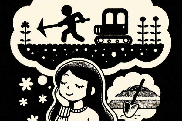 地下を掘る夢の夢占い