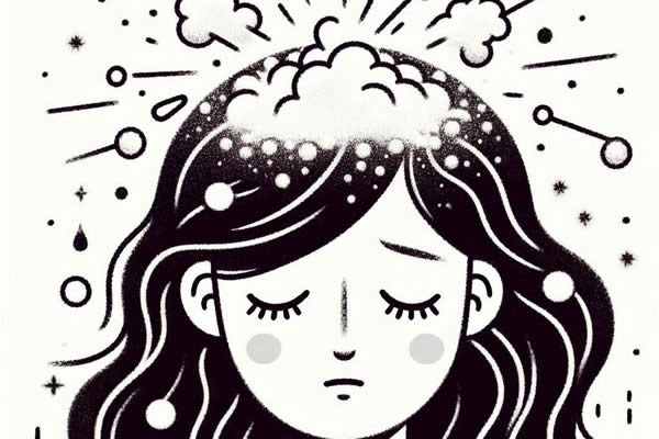 「頭のフケがすごい夢」が暗示する運気低下