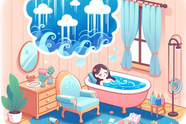 「お風呂の水が部屋に溢れる夢」の基本的な意味と心理状態