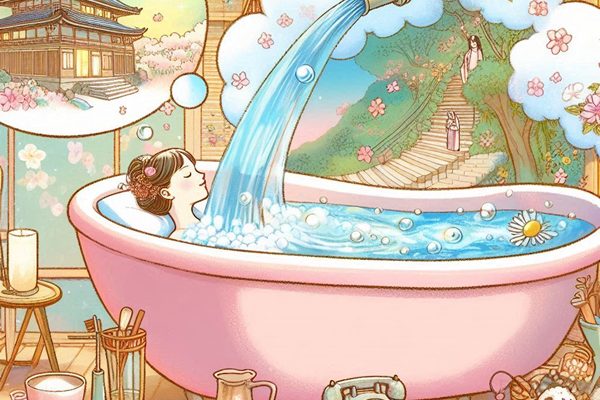 広いお風呂に入る夢の夢占い