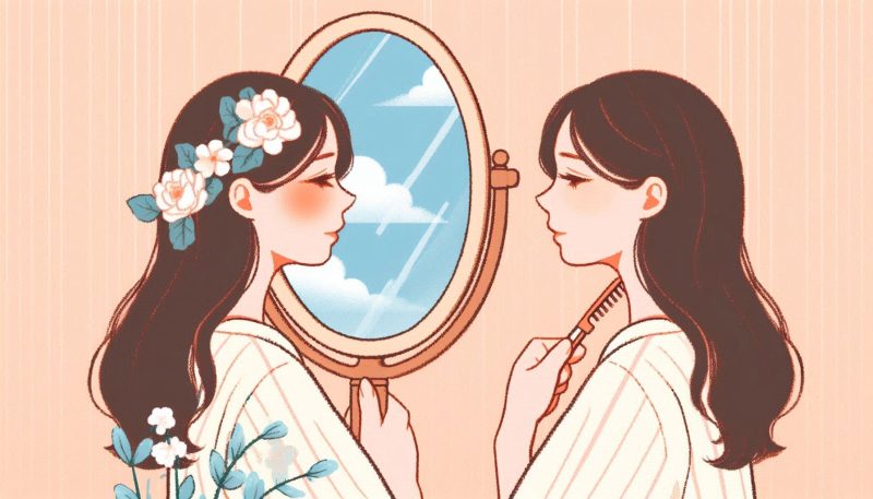 鏡に映る顔が違う夢が示す基本的な意味とあなたの心理状態