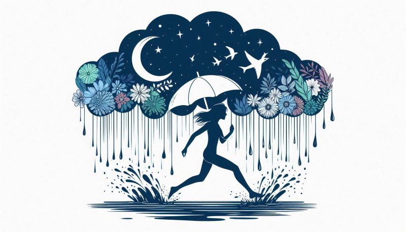 幸運のサインとなる雨の中走る夢!恋愛・仕事運が上昇